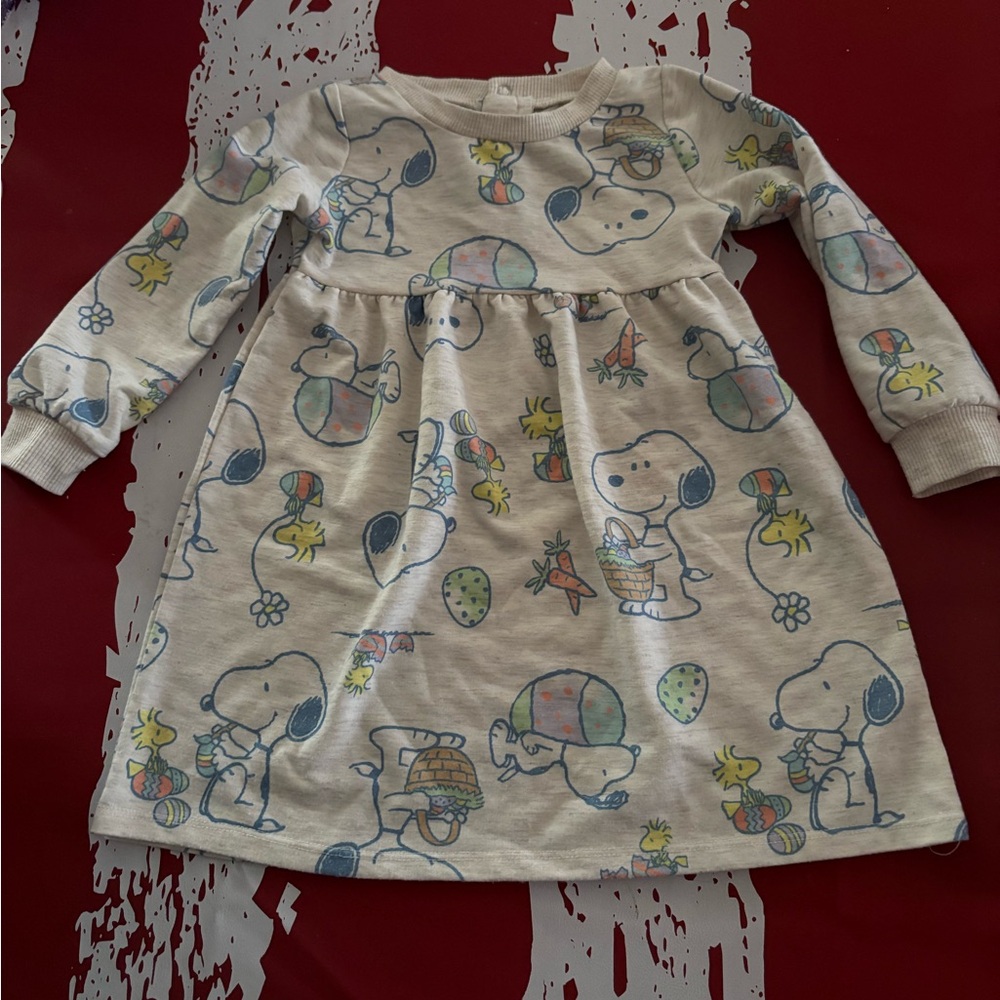 Peanuts 2t Easter Dress